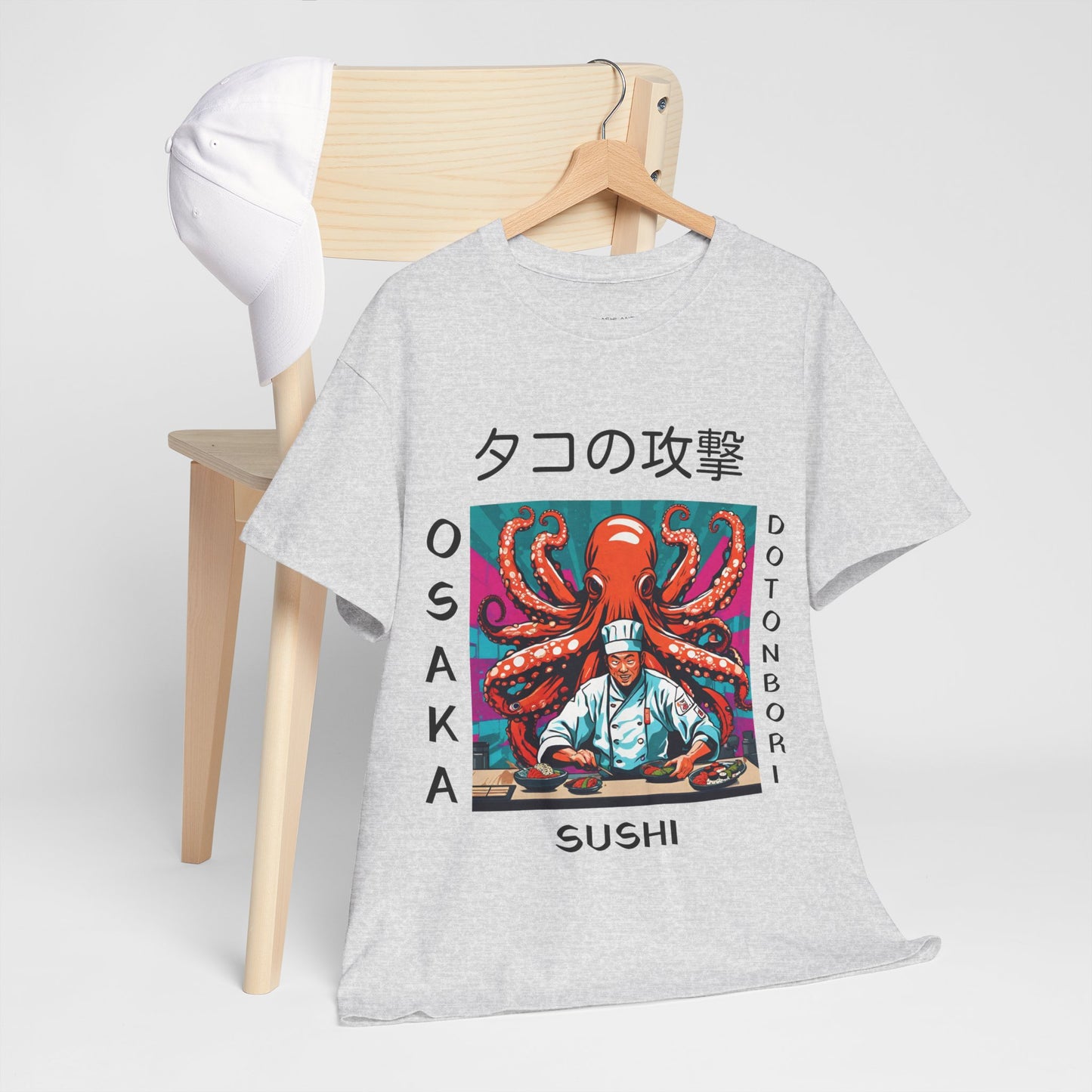 Octopus Escape Sushi Chef - Flashlander Gym Shirt