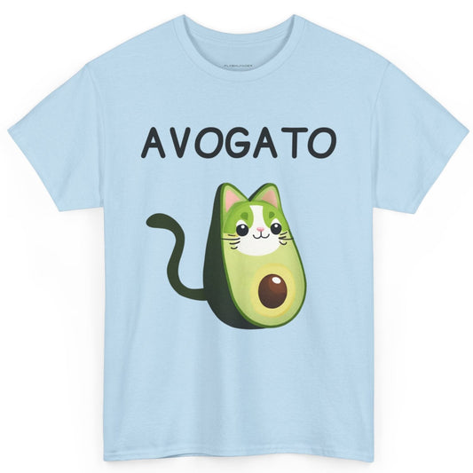 Avogato Funny Avocado Cat Face - Flashlander Gym Shirt