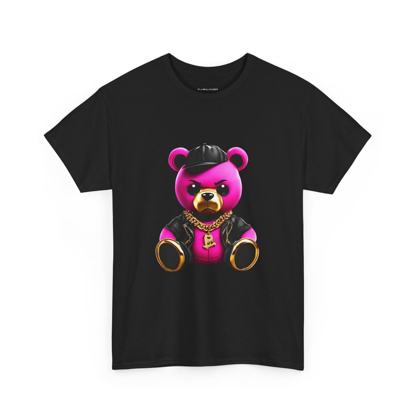 Teddy Bear Hip-Hop Fury Graphic Tee Flashlander