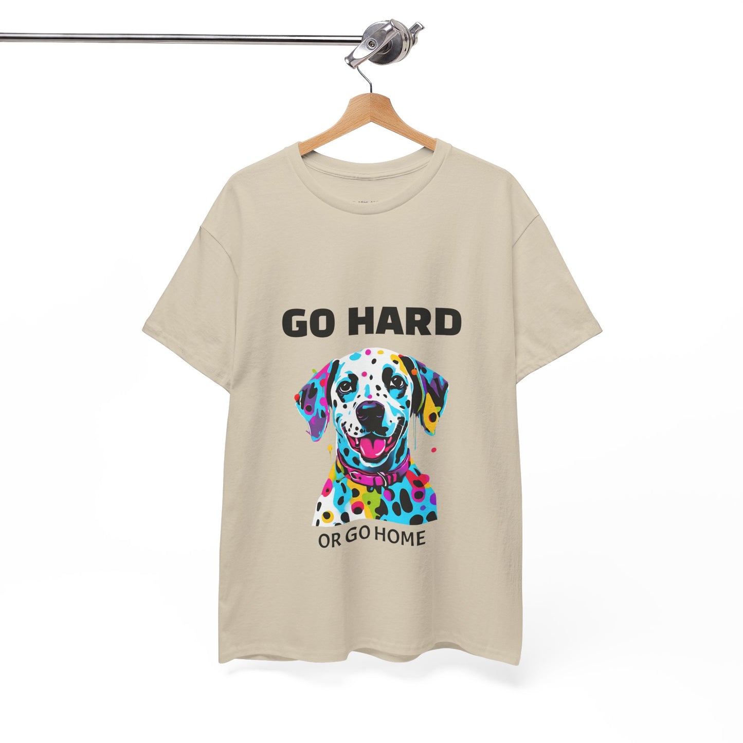 Dalmatian Dog Pop Art  - Go Hard Or Go Home Flashlander Gym Shirt