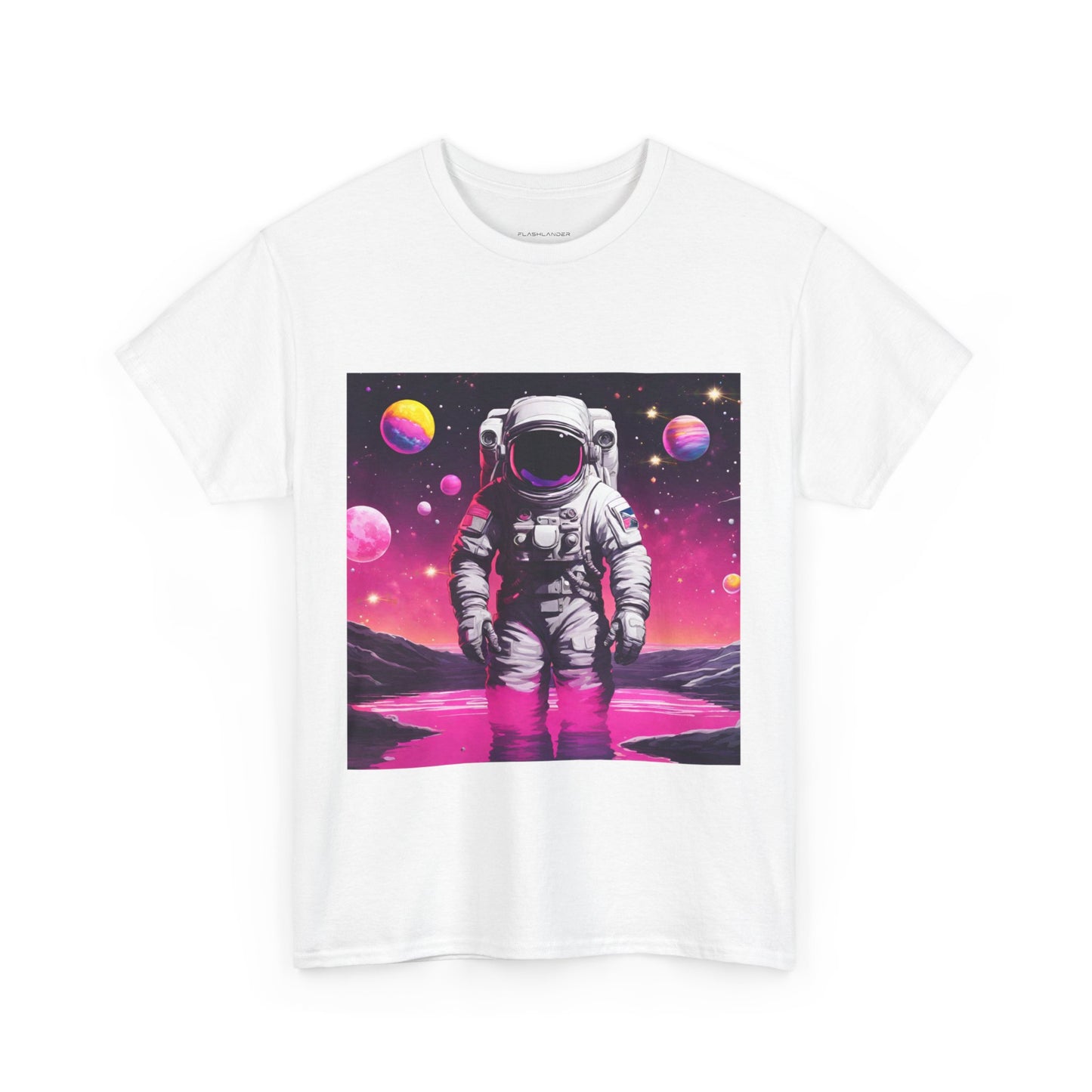 Astronaut Exploring New Worlds Flashlander Gym Shirt