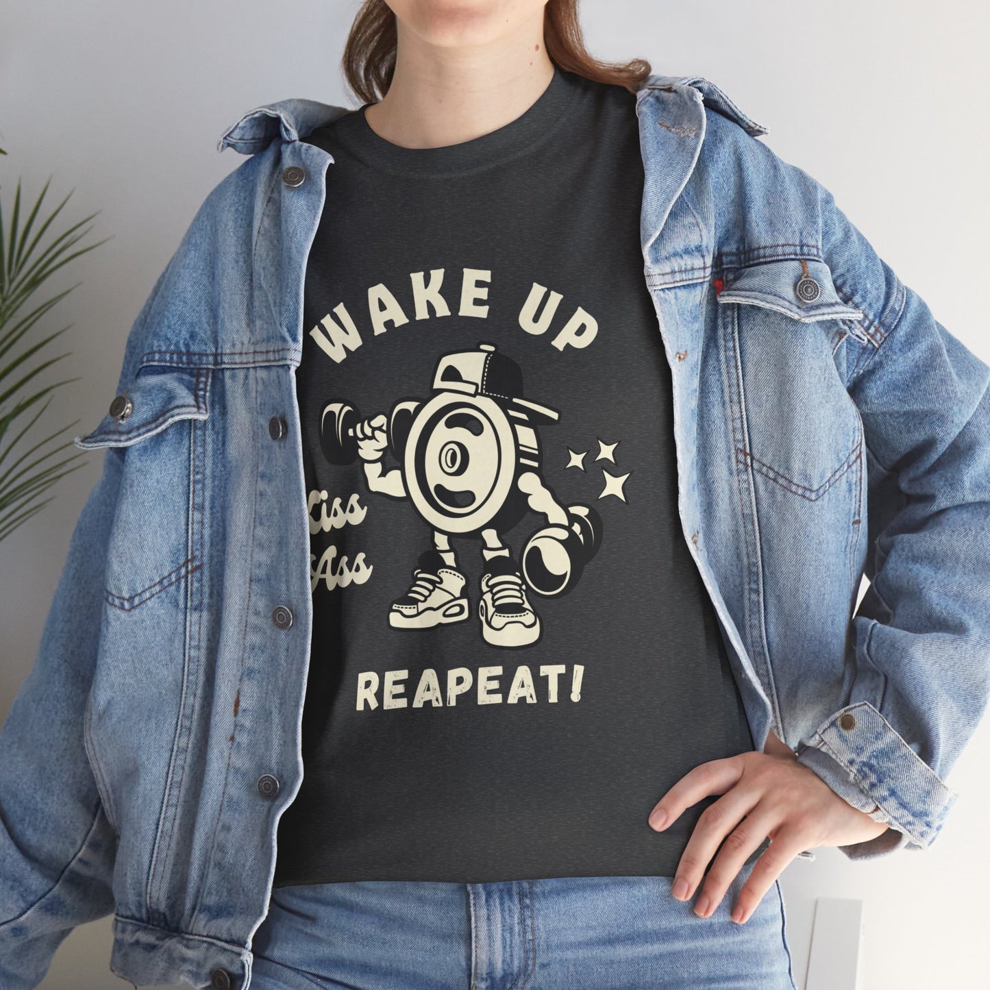 Wake Up Kiss Ass Reapeat - Flashlander Gym Shirt