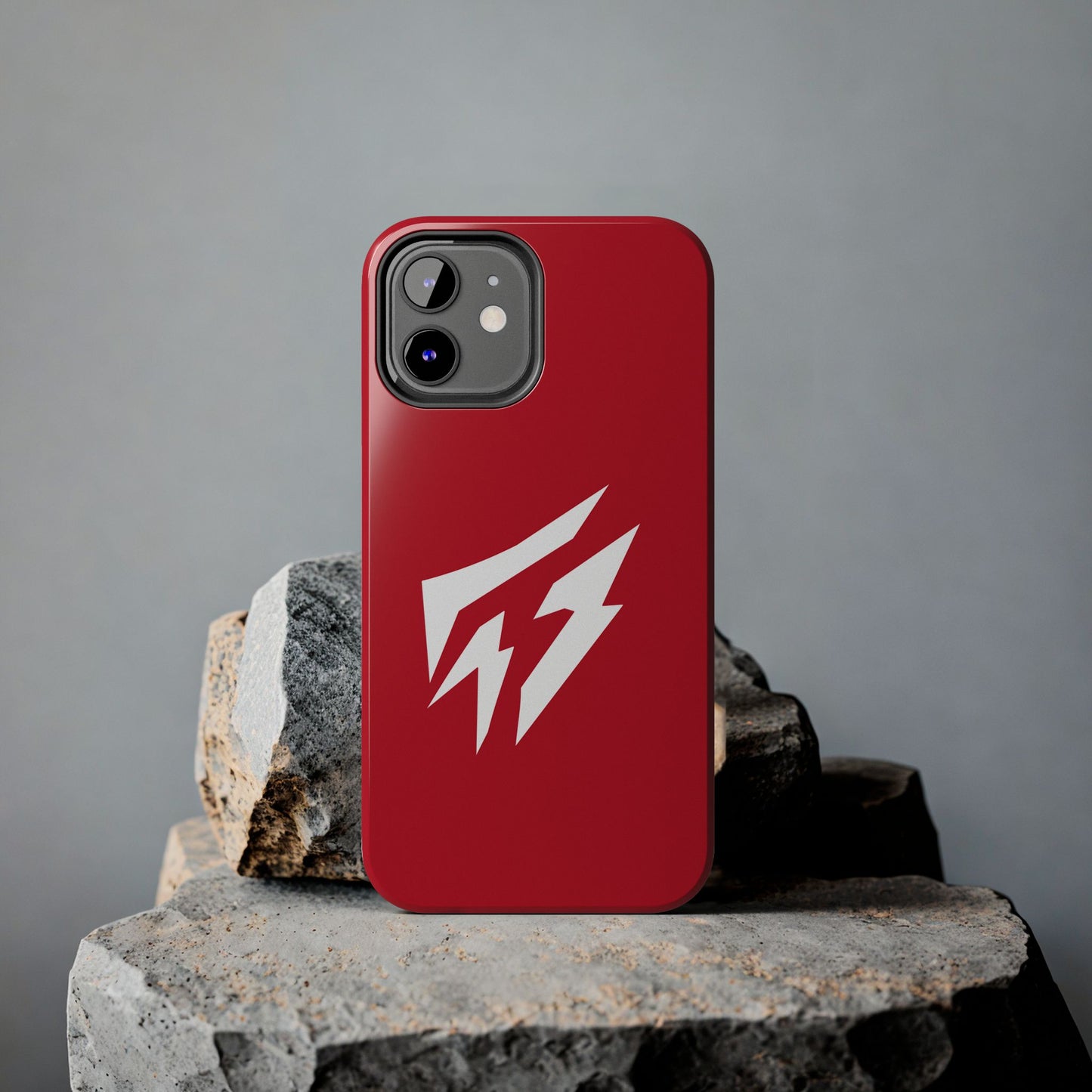 Flashlander Thunders Tough Phone Cases for all Iphone and Samsung Galaxy Dark Red