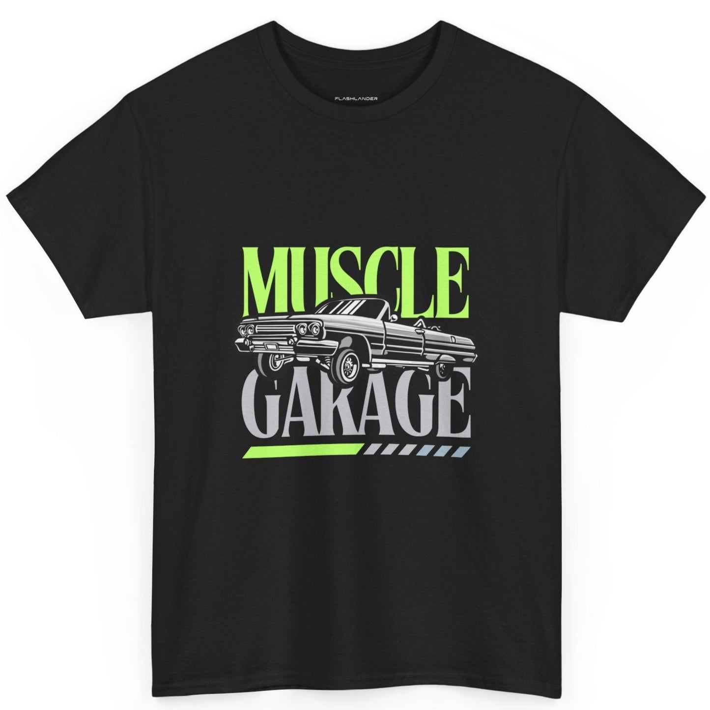 Garage de voitures vintage Muscle - T-shirt de sport Flashlander