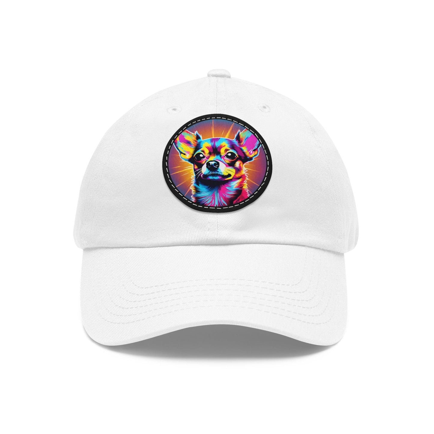 Chihuahua Dog Hat Sportswear Cap Chihuahua Cap Chihuahua Art Pop Hat Dad Hat with Patch (Round) Baseball Cap Custom Hat Flashlander