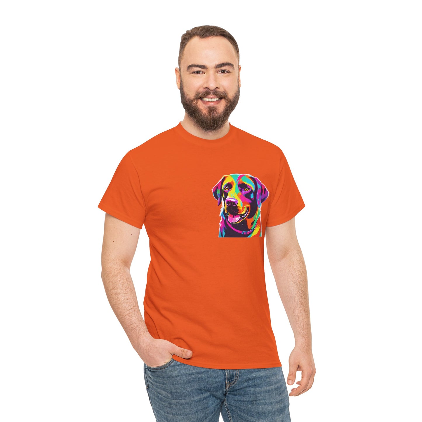 Pop Art Lab Dog in the Heart Flashlander Gym Shirt