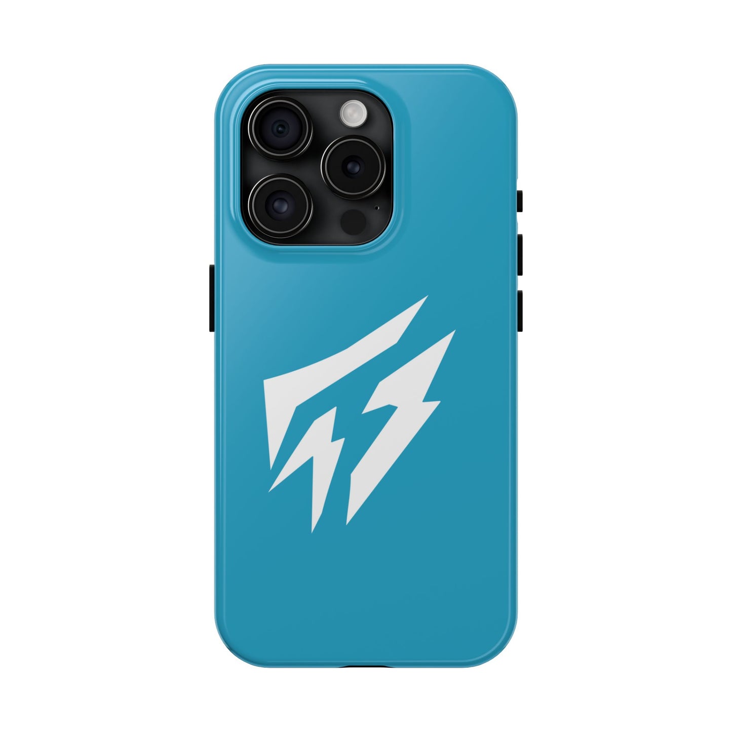 Flashlander Thunders Tough Phone Cases for all Iphone and Samsung Galaxy Blue Aqua Turquoise