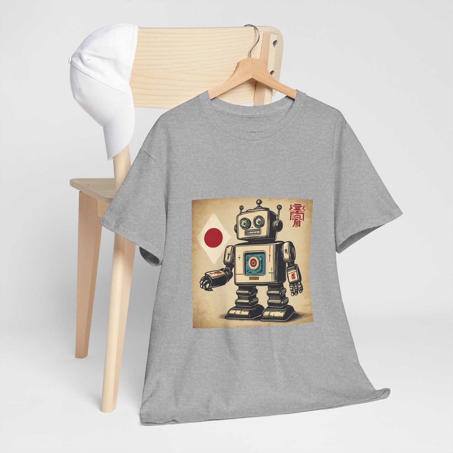 Camiseta deportiva con diseño de robot japonés vintage - Flashlander