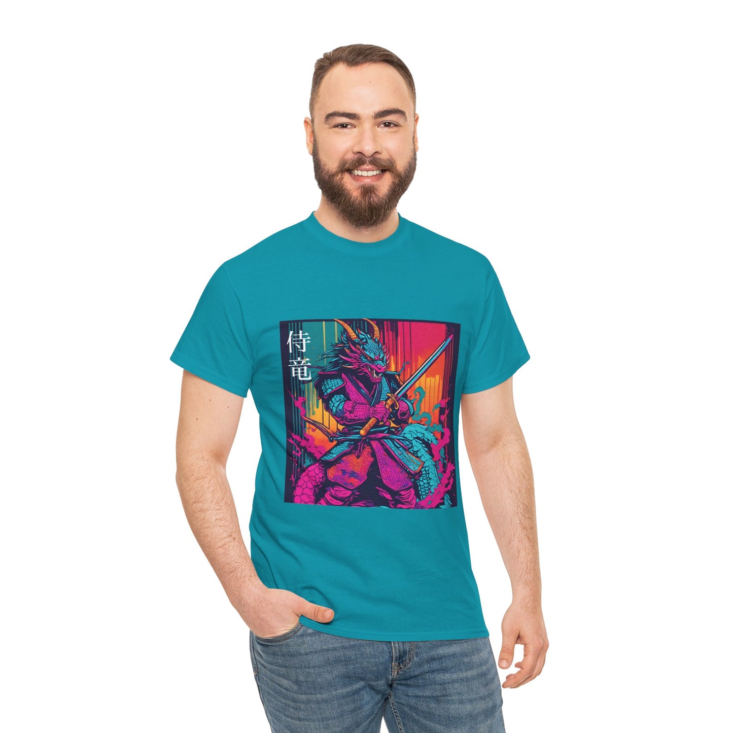 Dragon Samurai Pop Art - Flashlander Gym Shirt