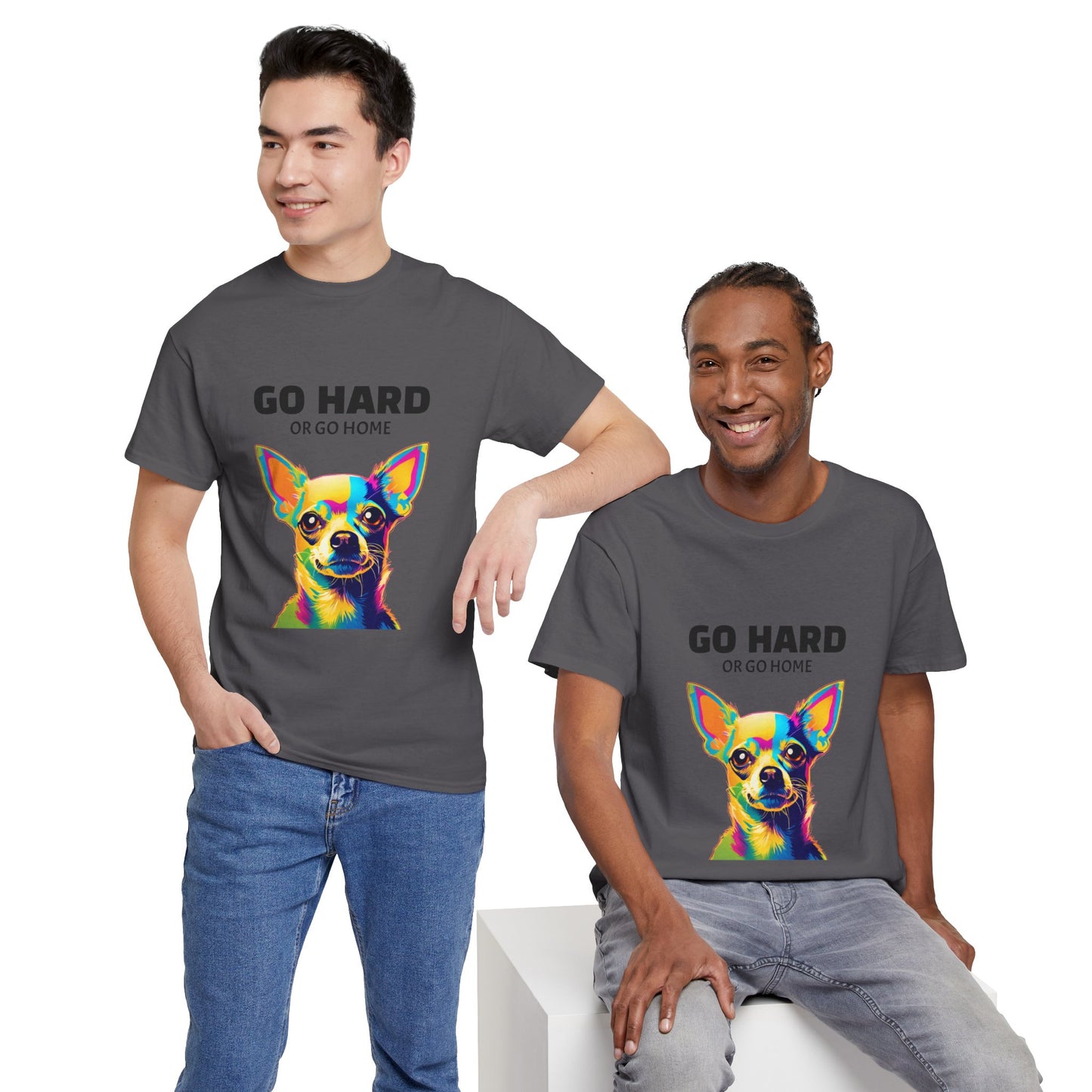 Chihuahua Dog Pop Art - Go Hard or Go Home Flashlander Gym Shirt