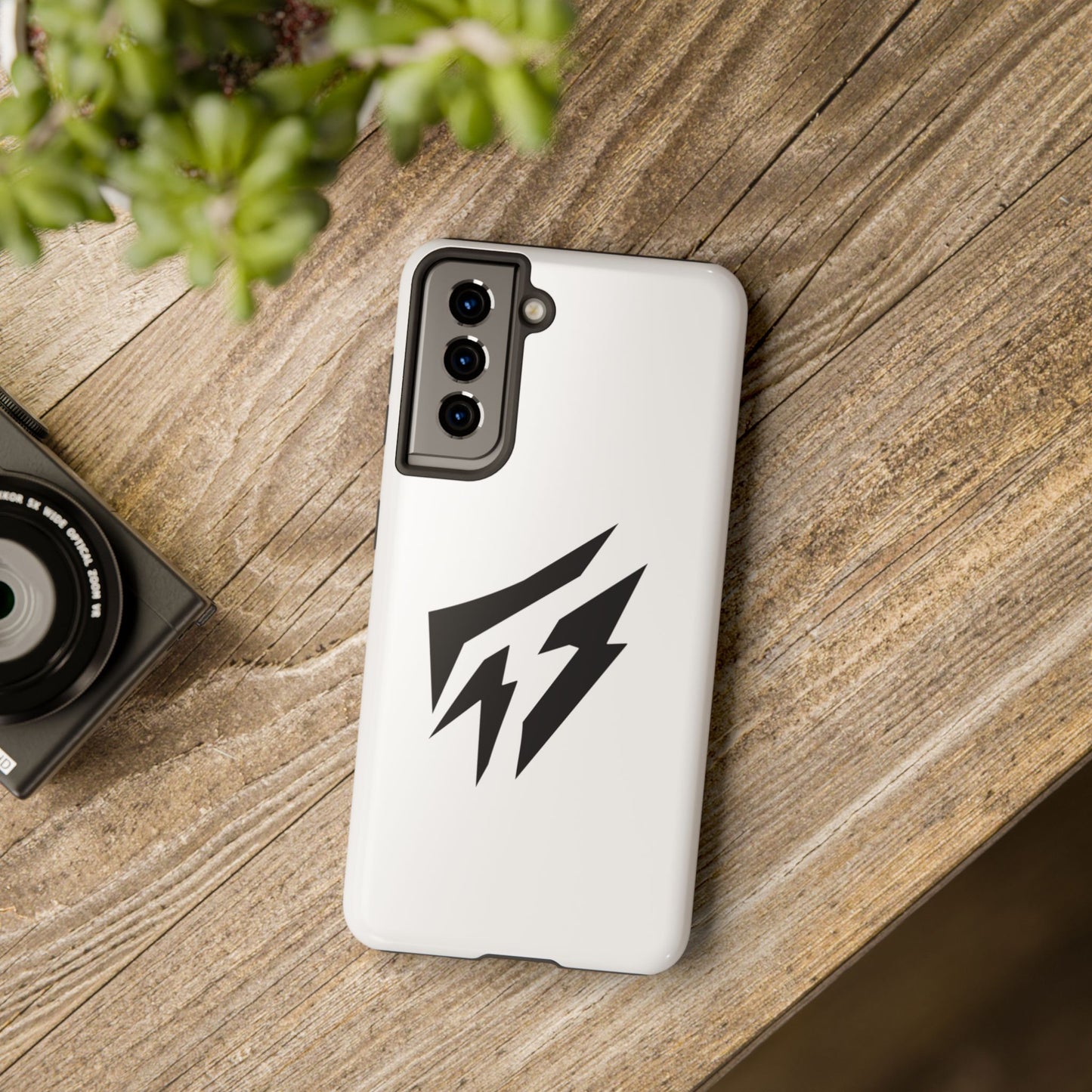 Flashlander Thunders Tough Phone Cases for all Iphone and Samsung Galaxy White