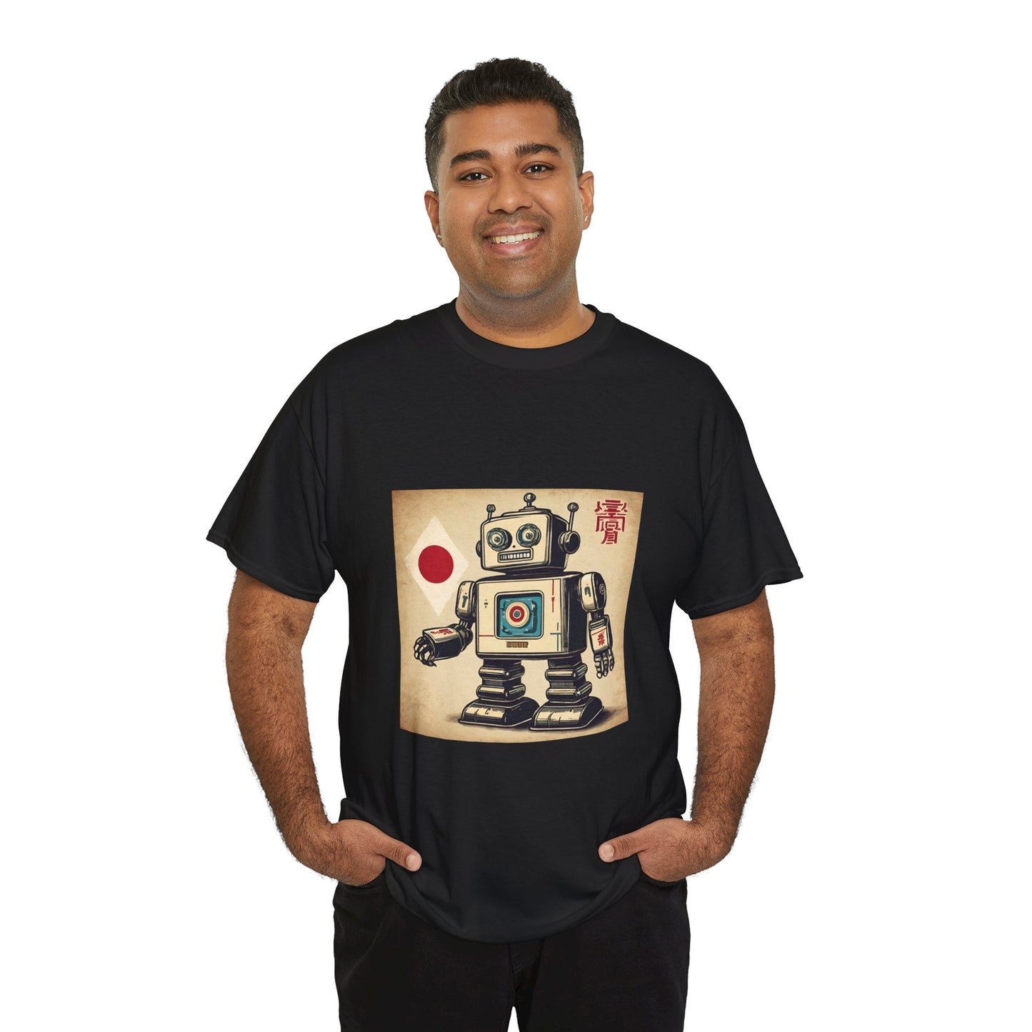 Camiseta deportiva con diseño de robot japonés vintage - Flashlander