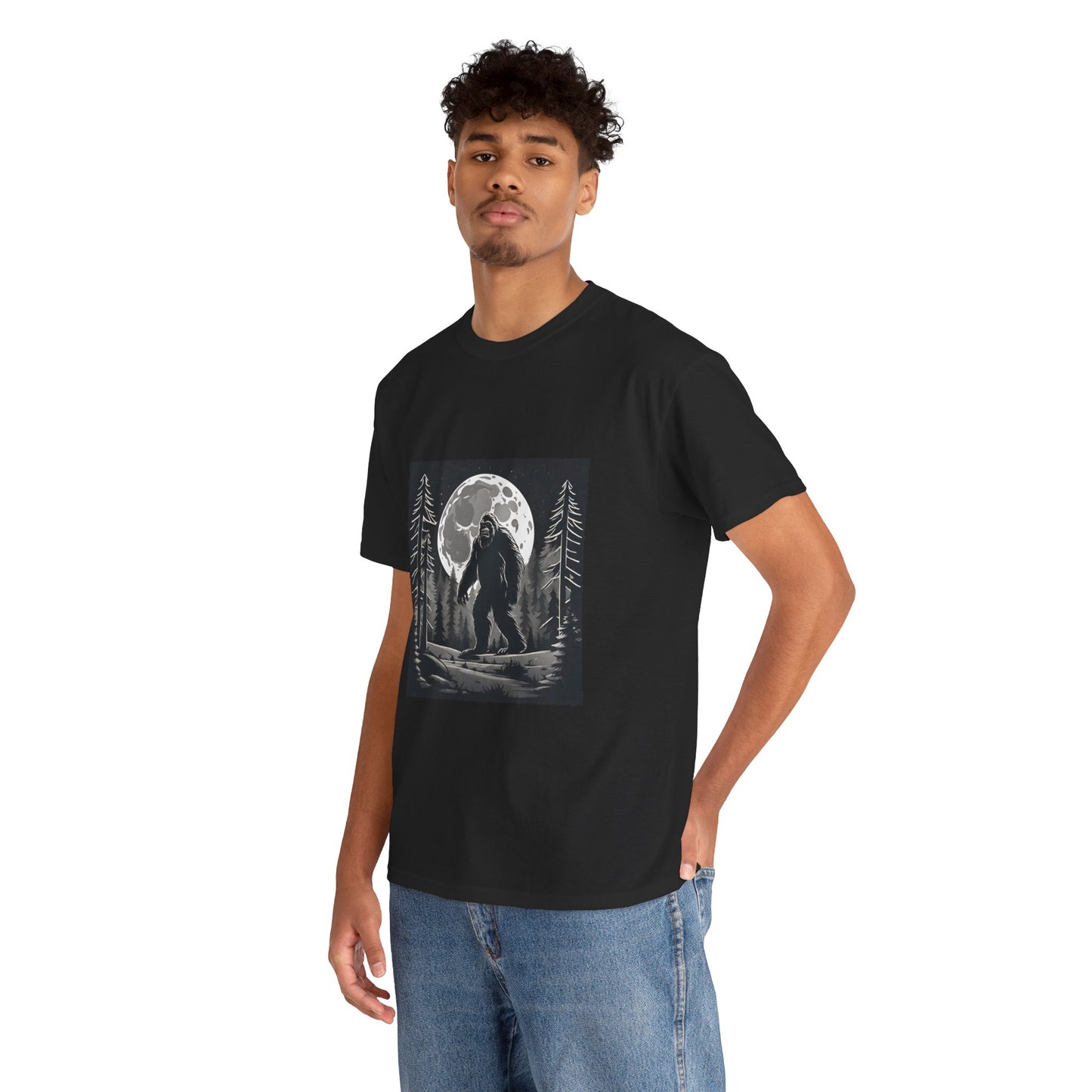 Camisa Bigfoot, camisa Sasquatch, camisa divertida Bigfoot, camisa de senderismo, camisa Yeti, camisa frescaUnisex camiseta de algodón pesado Flashlander