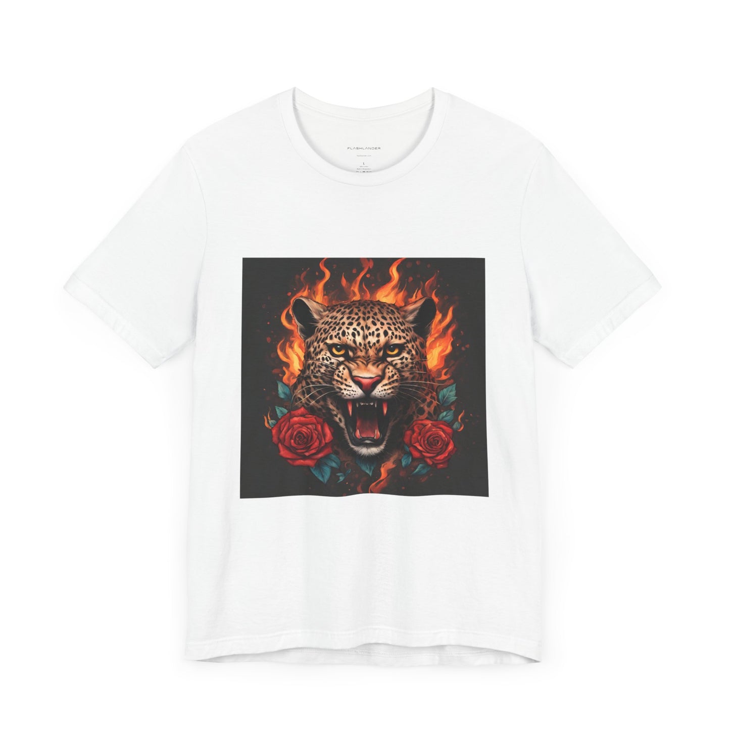 Leopard Flames Flashlander Gym Shirt