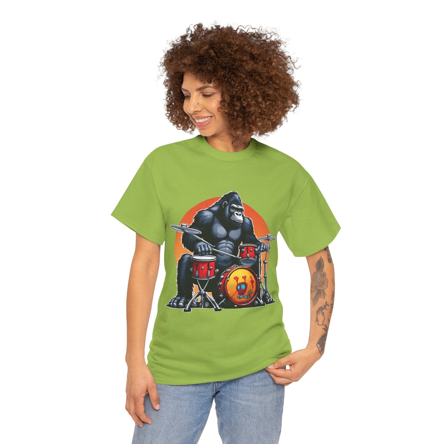 Muscle Gorilla Drummer Flashlander Gym Shirt