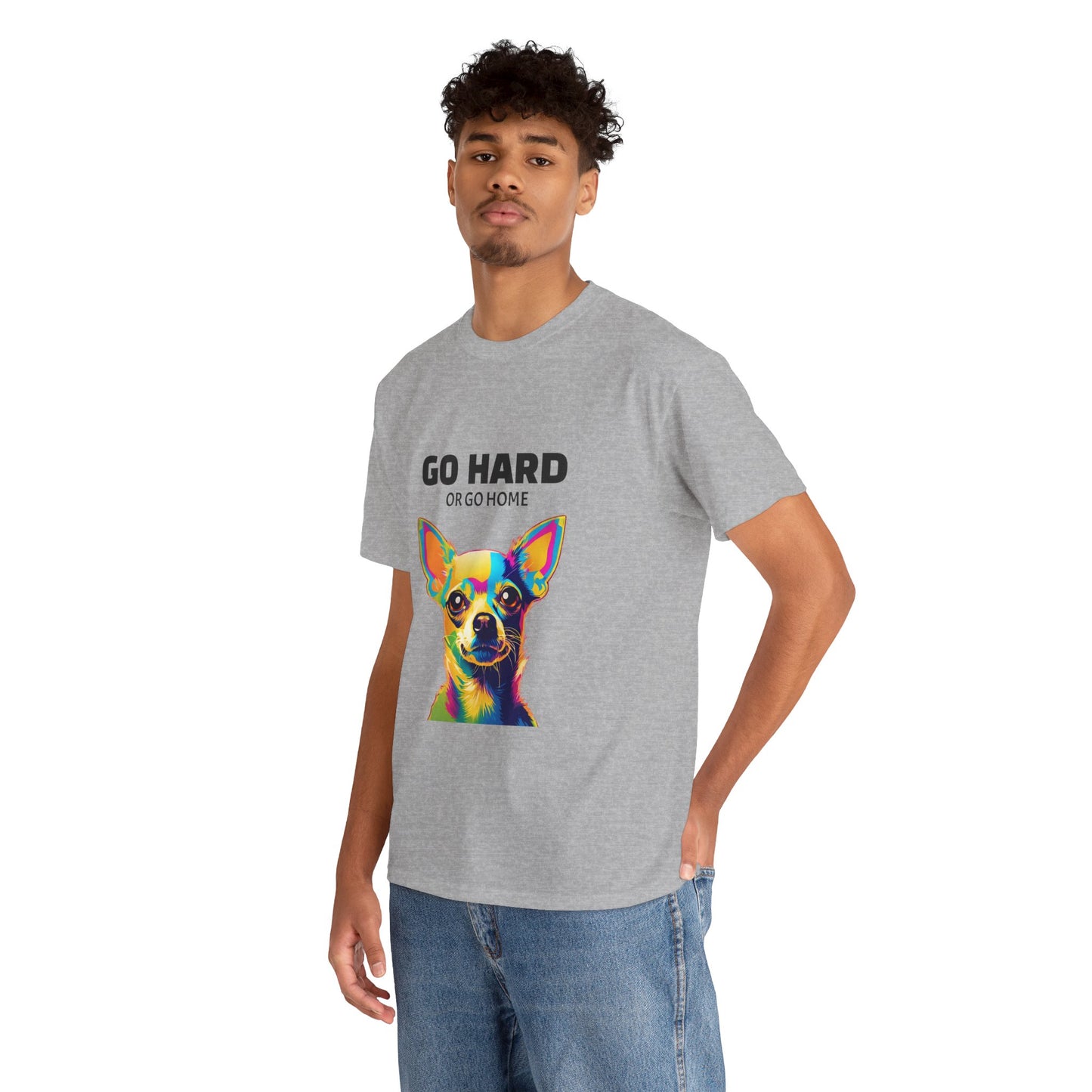 Chihuahua Dog Pop Art - Go Hard or Go Home Flashlander Gym Shirt