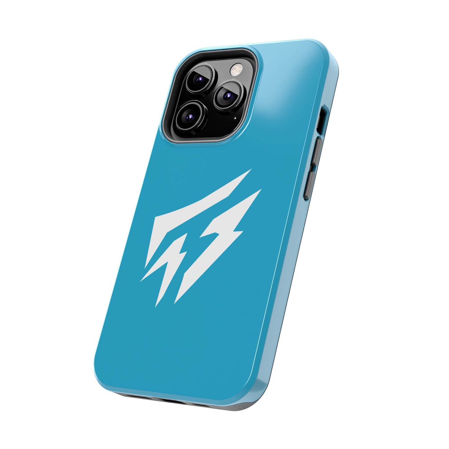 Flashlander Thunders Tough Phone Cases for all Iphone and Samsung Galaxy Blue Aqua Turquoise