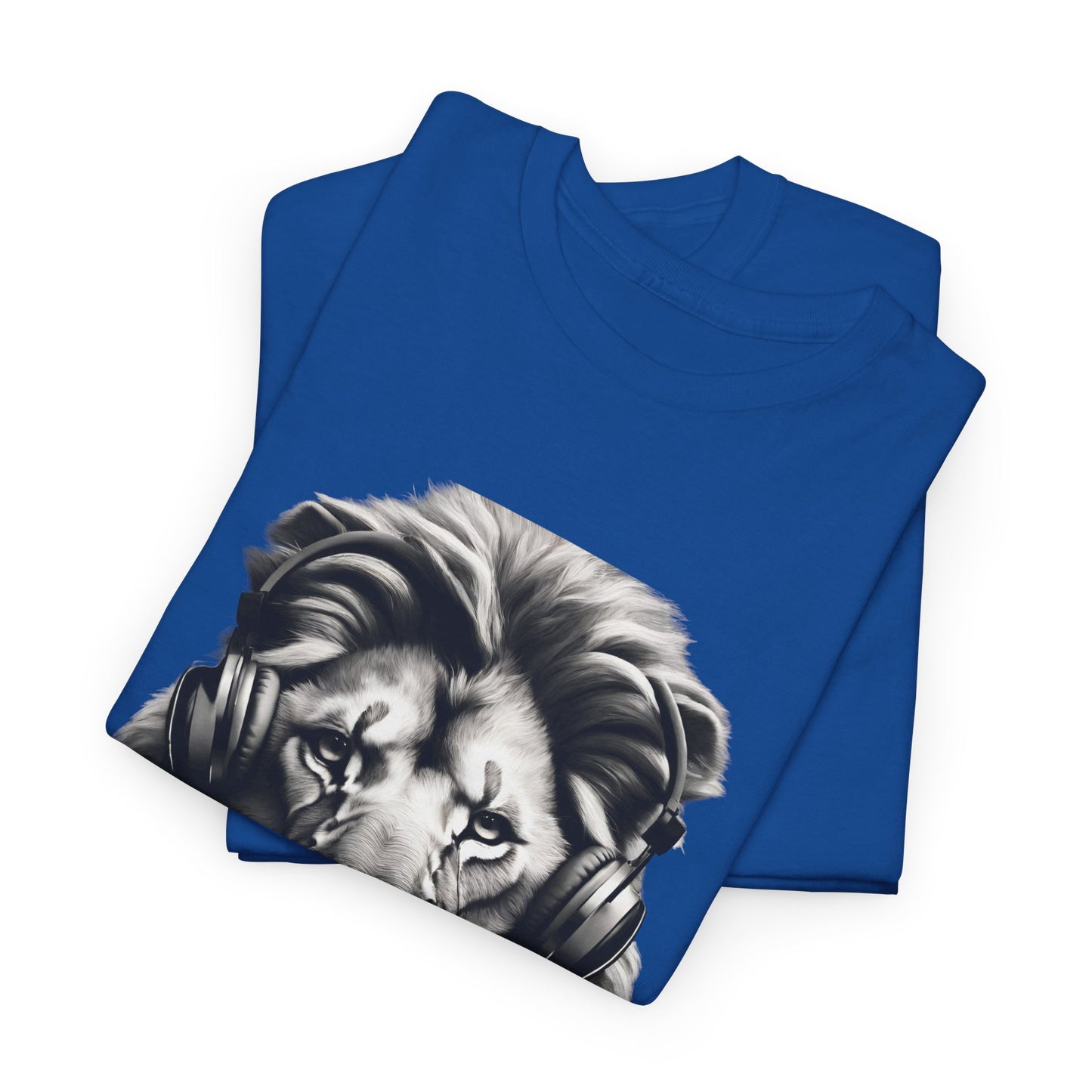 Lion Training with Headphones - Flashlander Gym Shirt