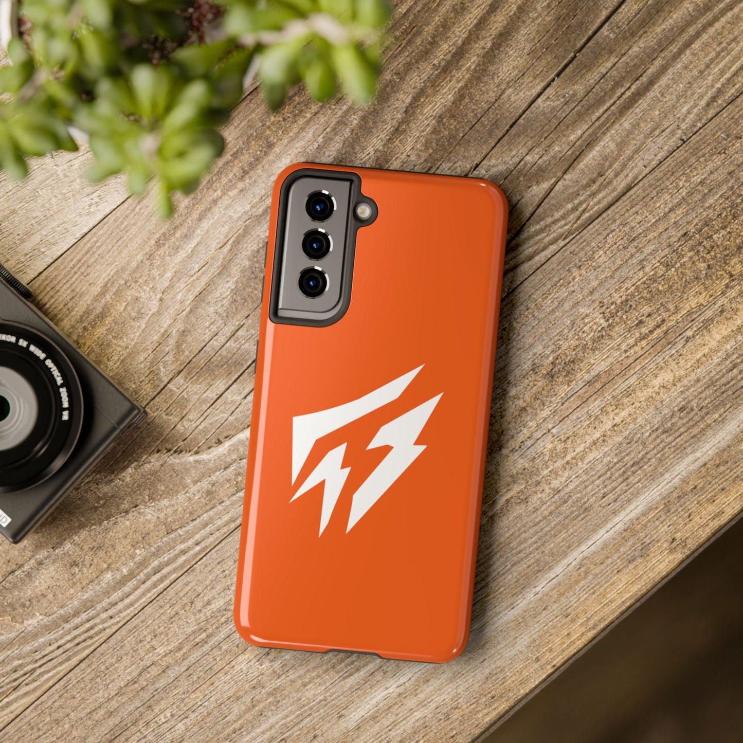 Flashlander Thunders Tough Phone Cases for all Iphone and Samsung Galaxy Orange