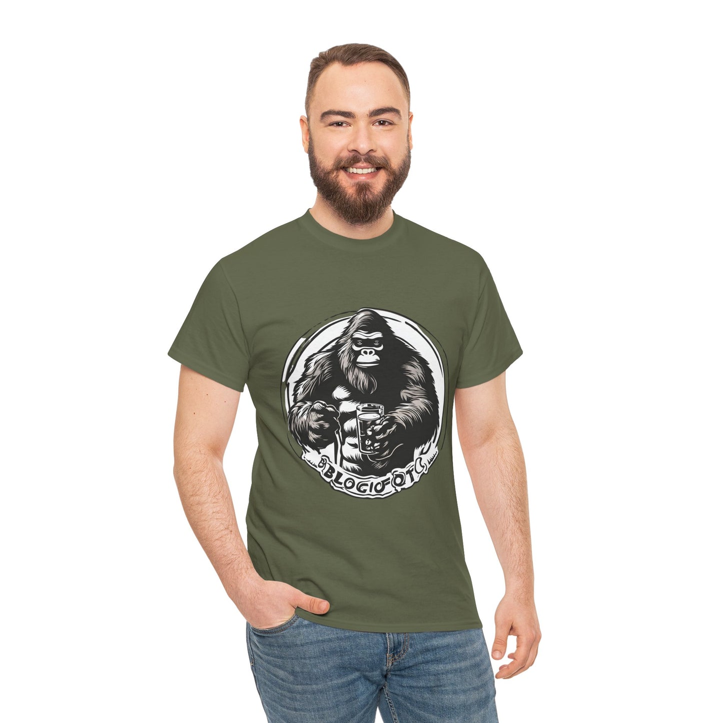 Bigfoot Cheers to Gains! - Sasquatch Flashlander Gym Shirt