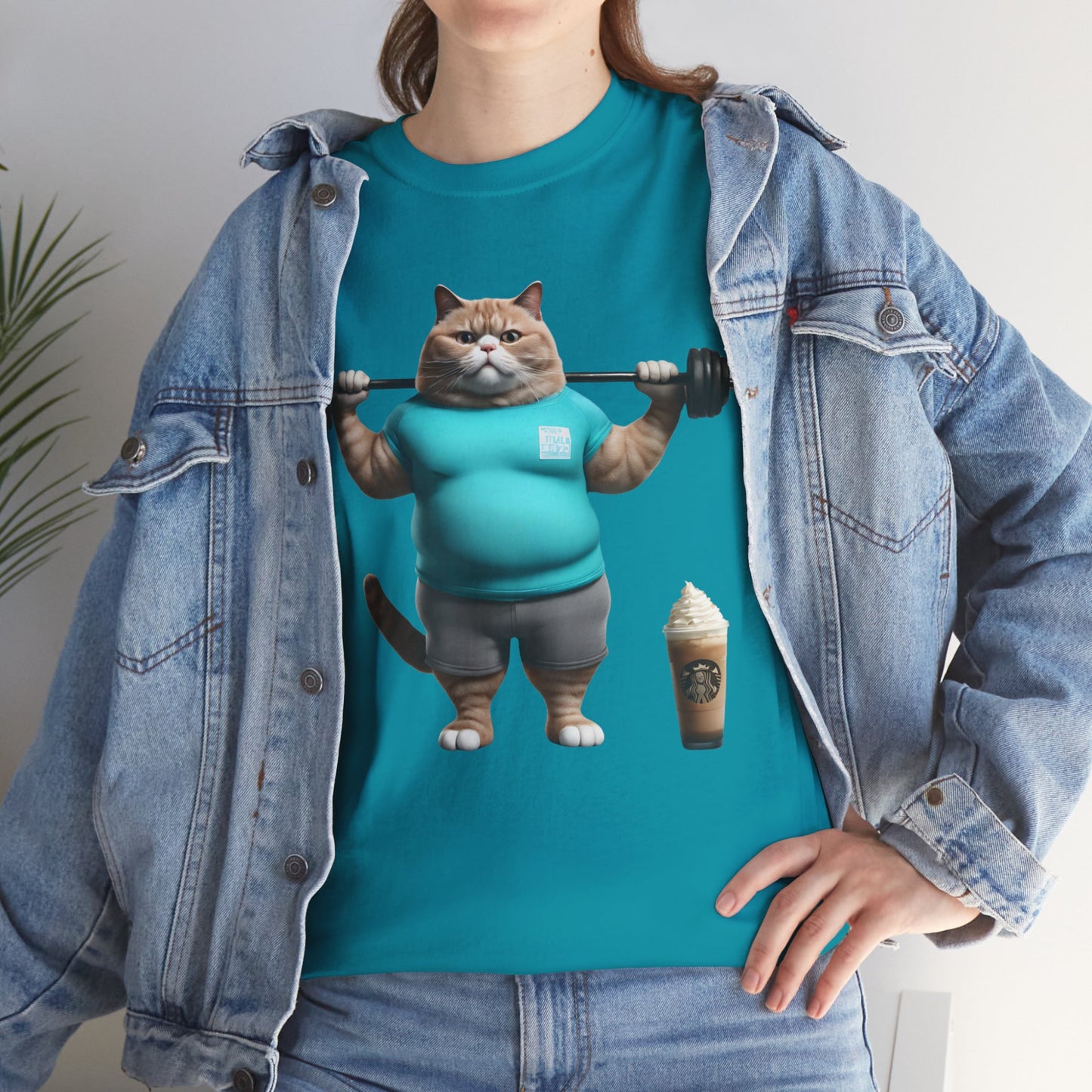 Funny Fat Cat Lifting - Flashlander Gym Shirt