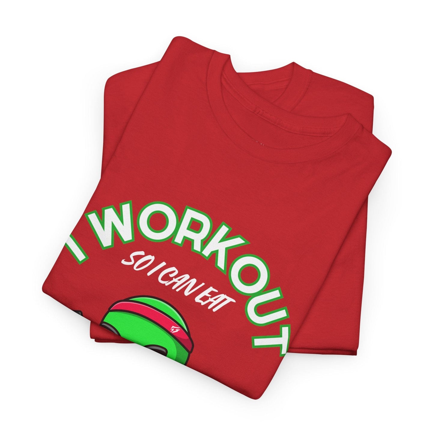 Alien I Workout So I Can Eat Garbage Graphic Tee Flashlander