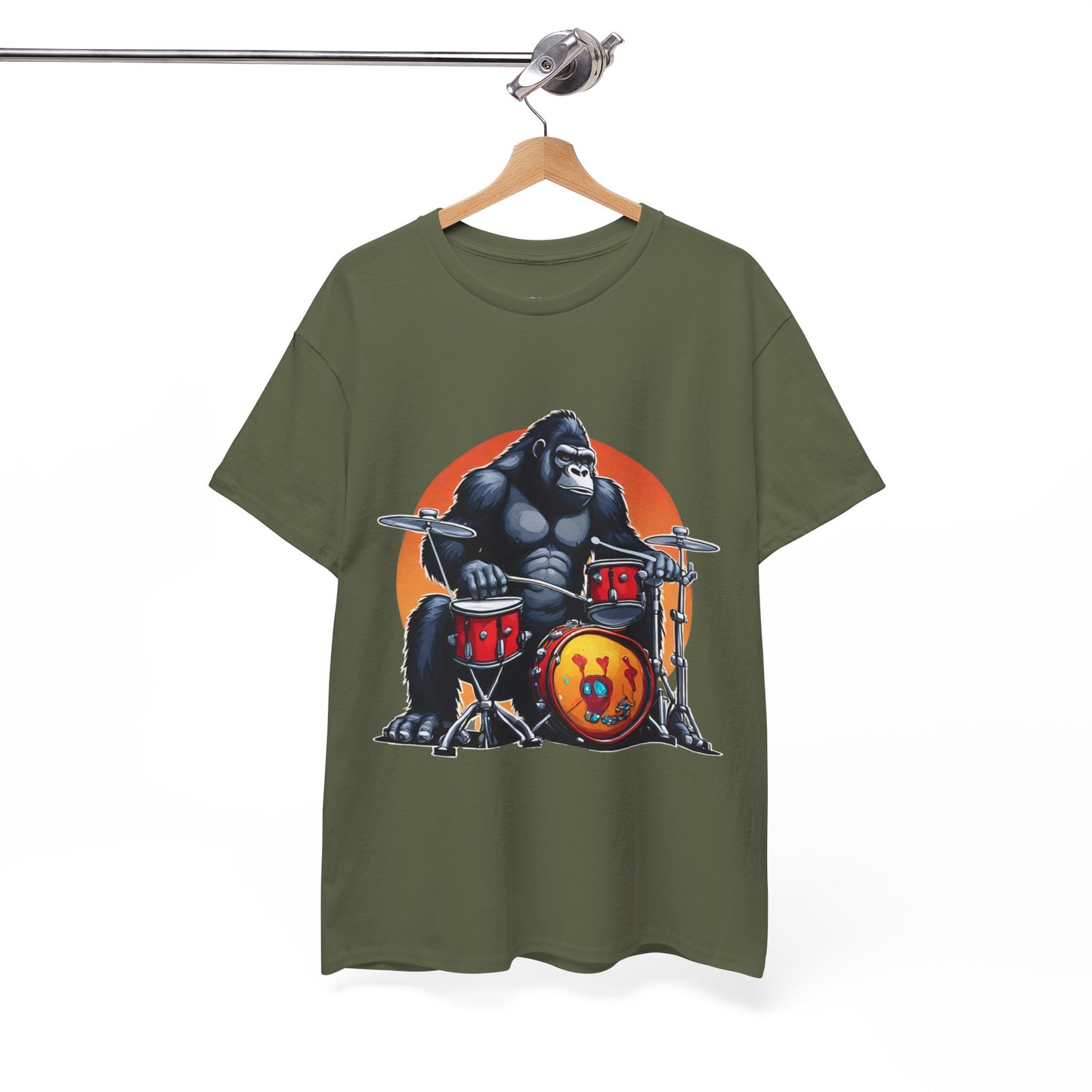 Camiseta deportiva Groove Gorilla Drummer Flashlander