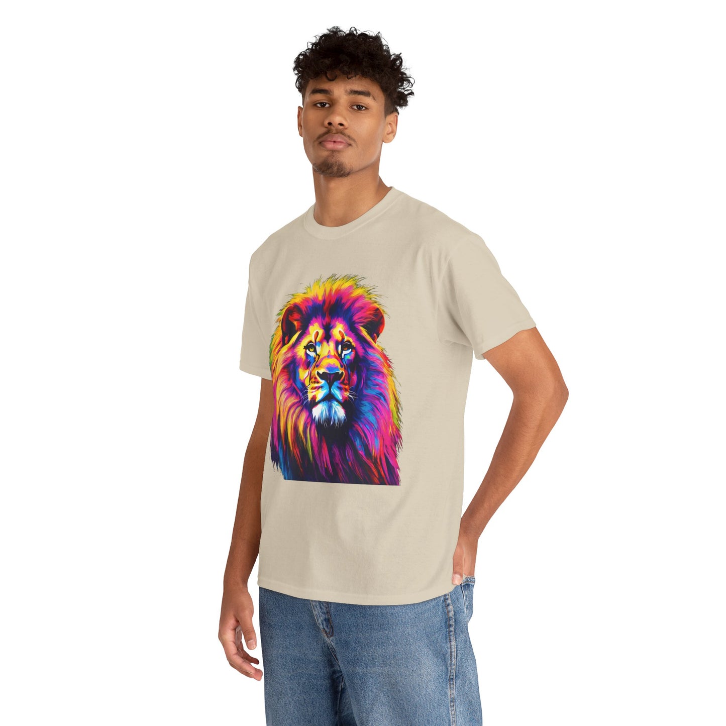 Lion Art Pop T-Shirt Flashlander