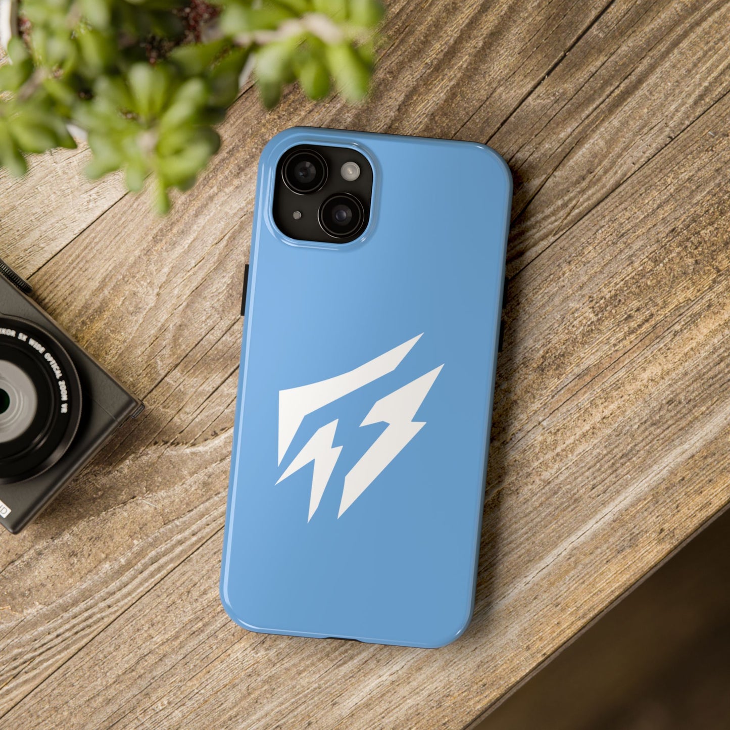 Flashlander Thunders Tough Phone Cases for all Iphone and Samsung Galaxy Light Blue