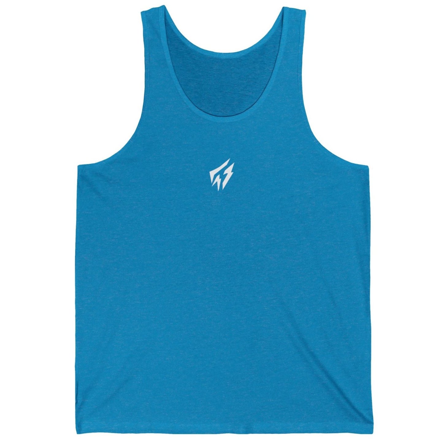 Débardeur unisexe en jersey de coton Flashlander Thunders Gym Rooster Bodybuilding Bleu Aqua