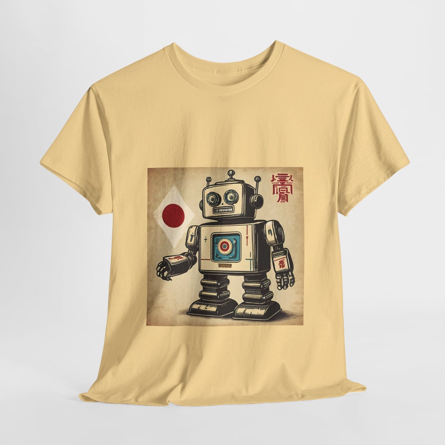 Camiseta deportiva con diseño de robot japonés vintage - Flashlander