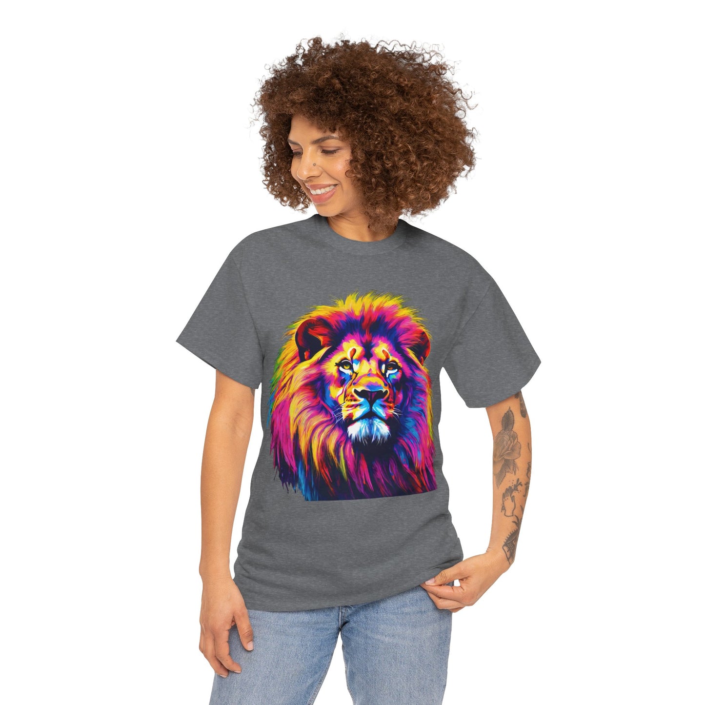 Lion Art Pop T-Shirt Flashlander