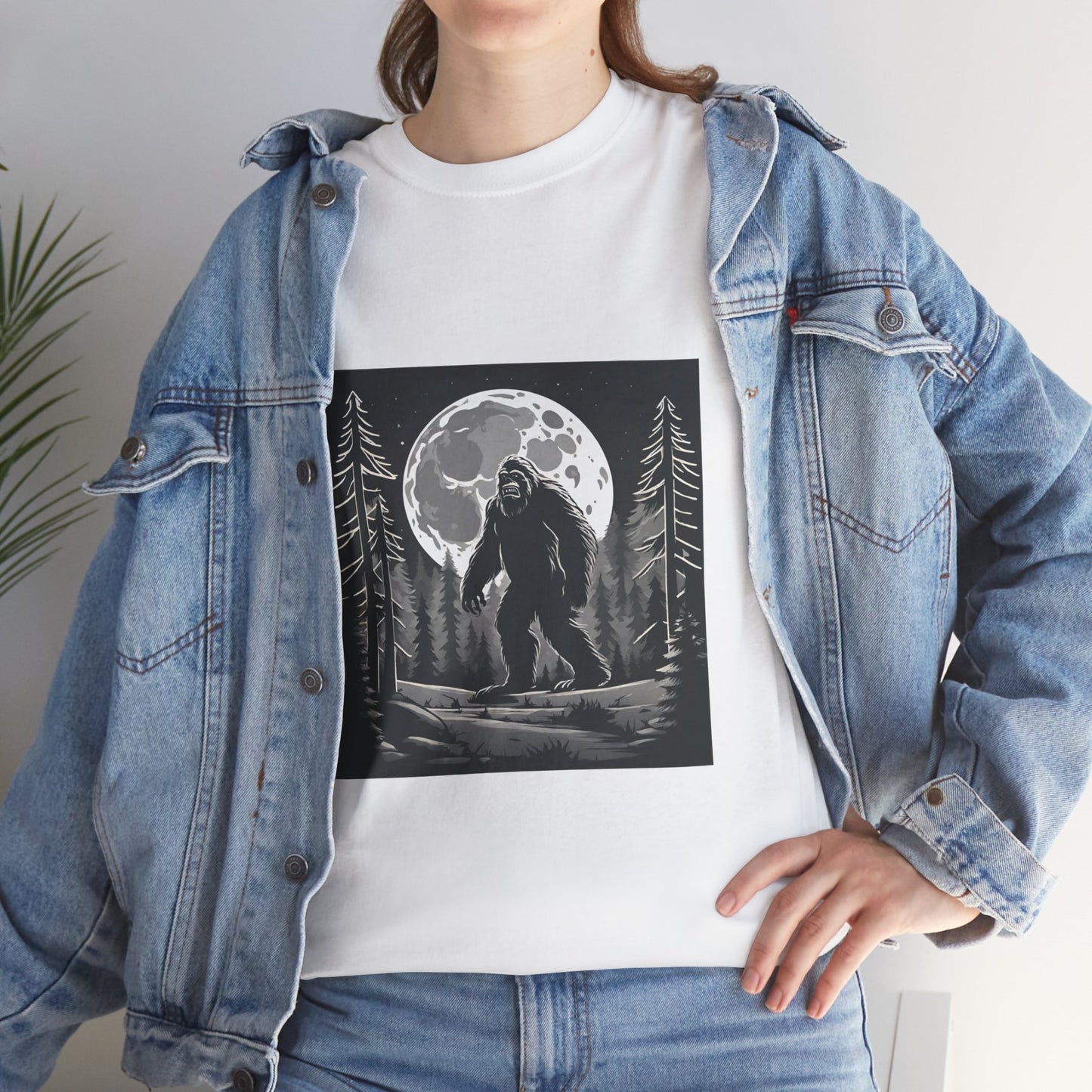 Camisa Bigfoot, camisa Sasquatch, camisa divertida Bigfoot, camisa de senderismo, camisa Yeti, camisa frescaUnisex camiseta de algodón pesado Flashlander