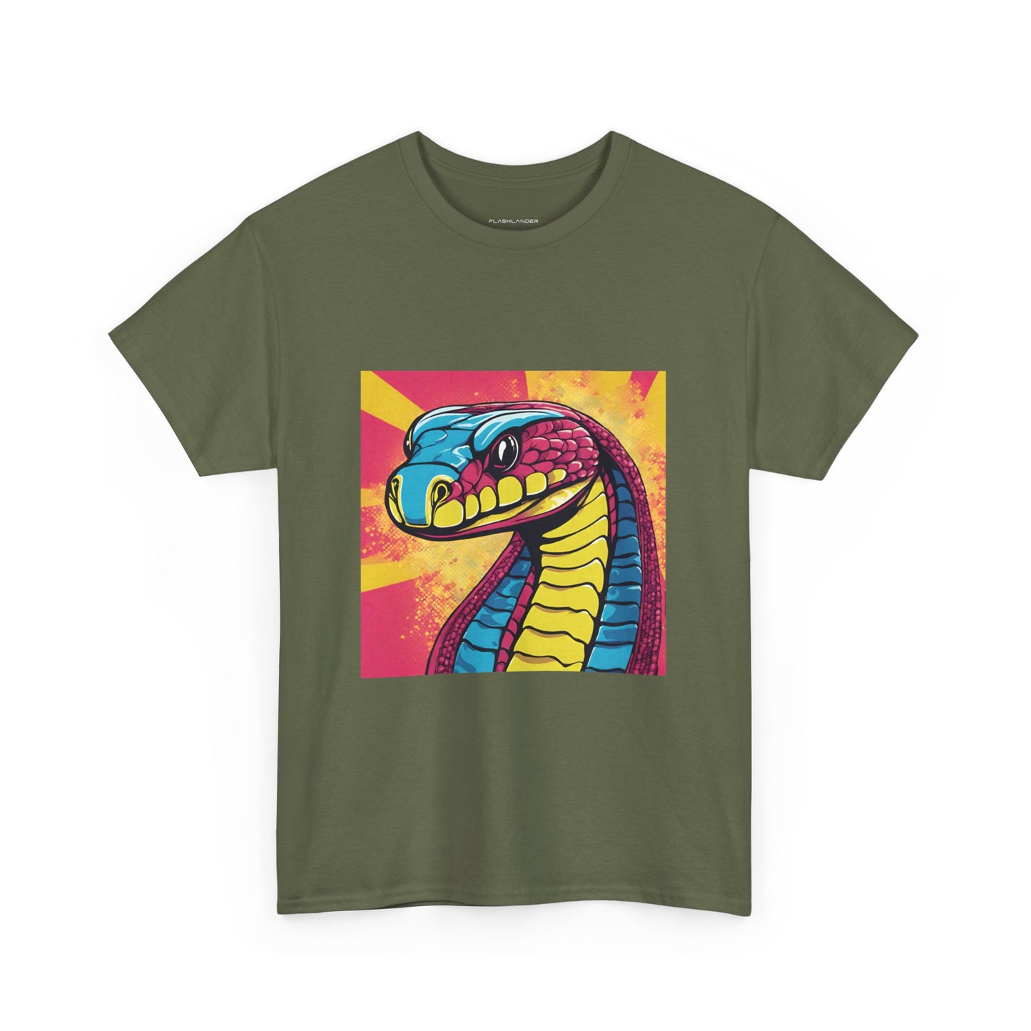 Cobra Snake Pop Art - Flashlander Gym Shirt