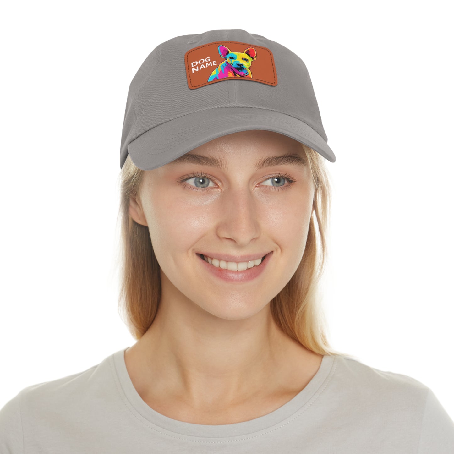 Pigbull Dog Hat Sportswear Cap Pigbull Pop Art Hat Dad Hat with Patch (Rectangle) Baseball Cap Pigbull Cap Pigbull Hat Pigbull Dog Hat Pigbull Dog Cap