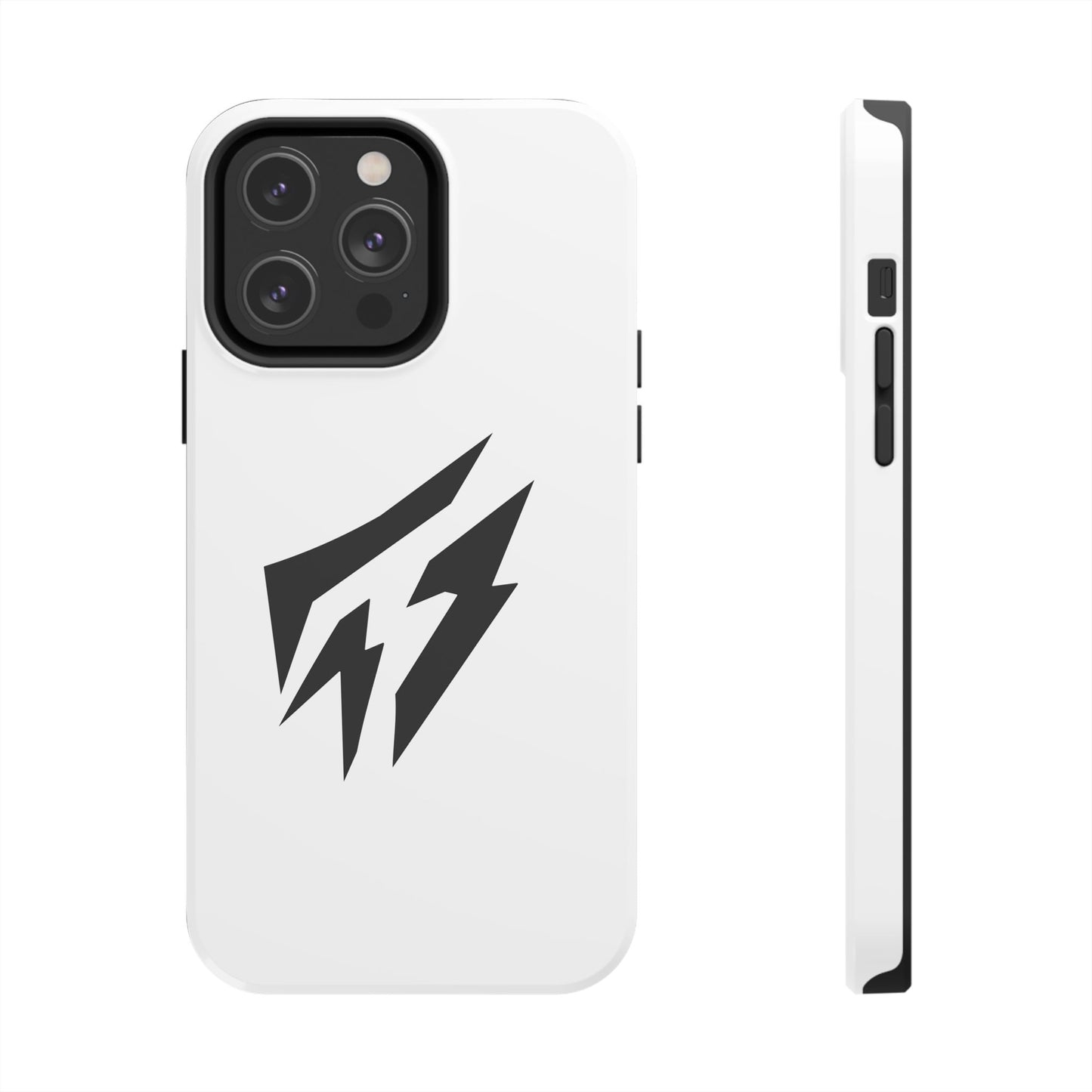 Flashlander Thunders Tough Phone Cases for all Iphone and Samsung Galaxy White