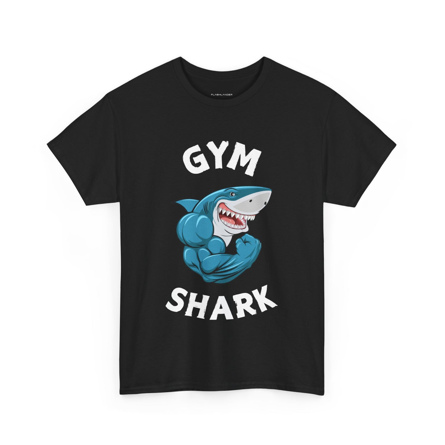 Muscle Gym Shark Bodybuilder Shirt - Flashlander