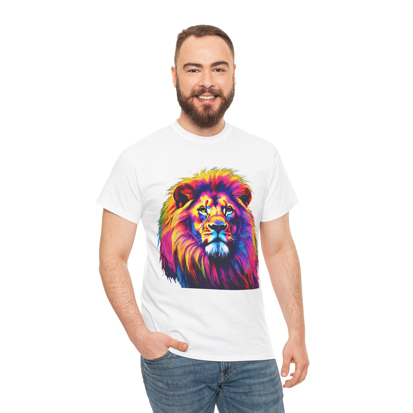 Lion Art Pop T-Shirt Flashlander