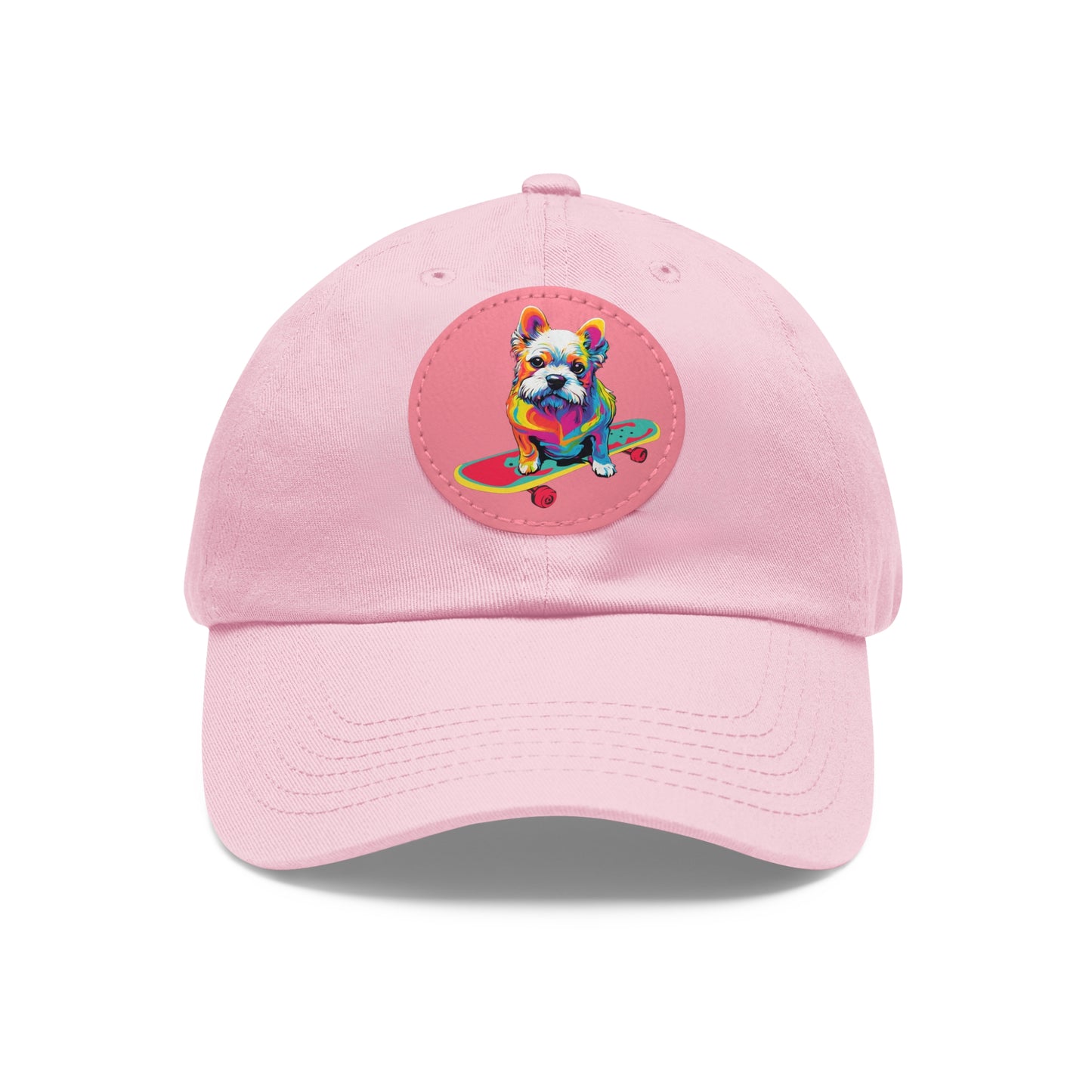 Skateboard Dog Hat Skateboard Dog Cap Art Pop Dog Hat Dad Hat with Patch Baseball Puppy Hat Puppy Cap Paw Cap Dog Hat Dog Cap Art PopDog Cap