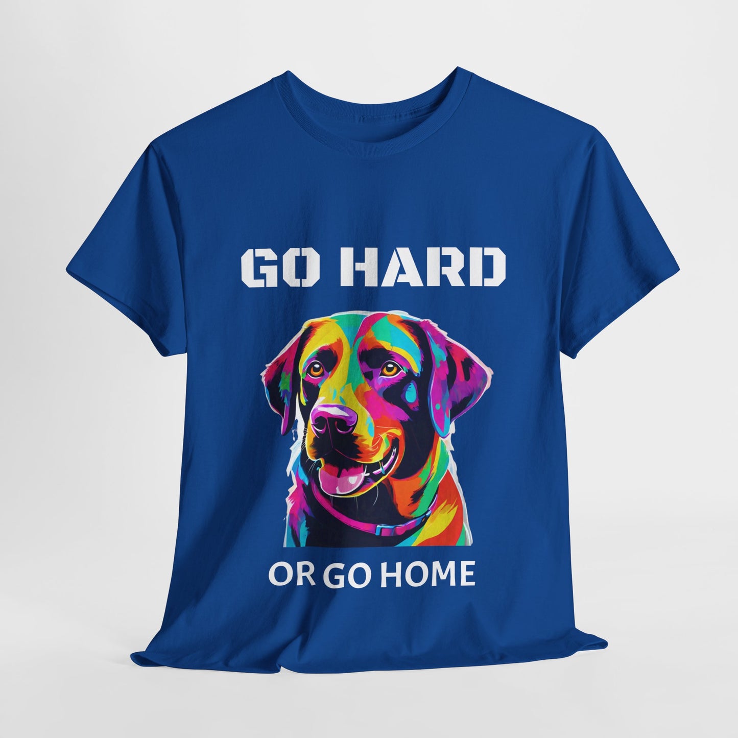 Labrador Retriever Dog Pop Art  - Go Hard Or Go Home Flashlander Gym Shirt