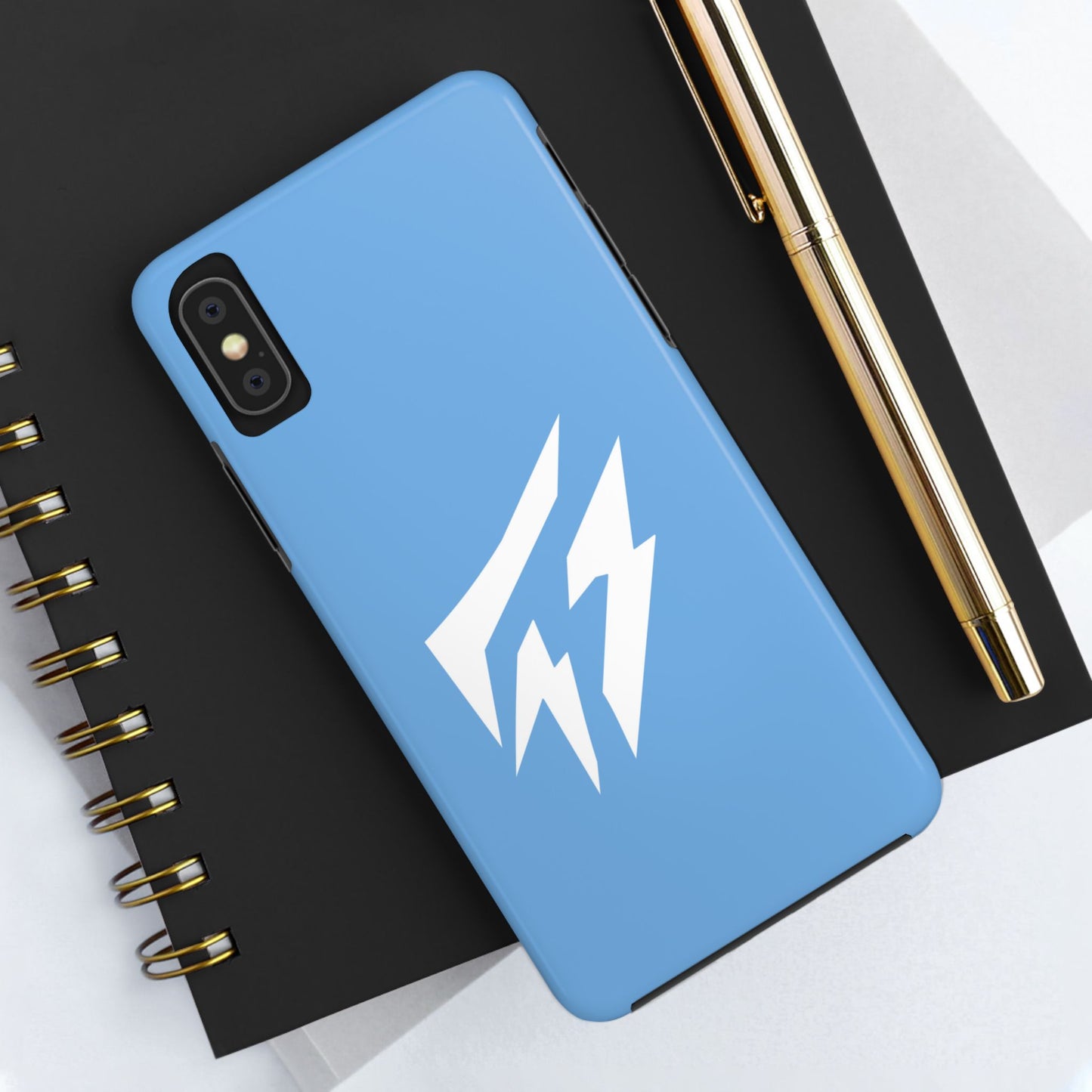 Flashlander Thunders Tough Phone Cases for all Iphone and Samsung Galaxy Light Blue