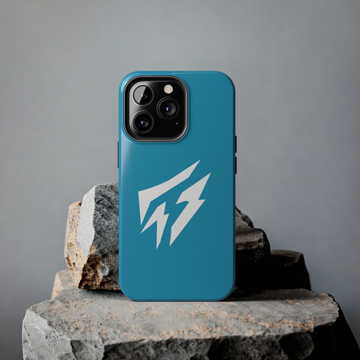 Flashlander Thunders Tough Phone Cases for all Iphone and Samsung Galaxy Blue Aqua Turquoise