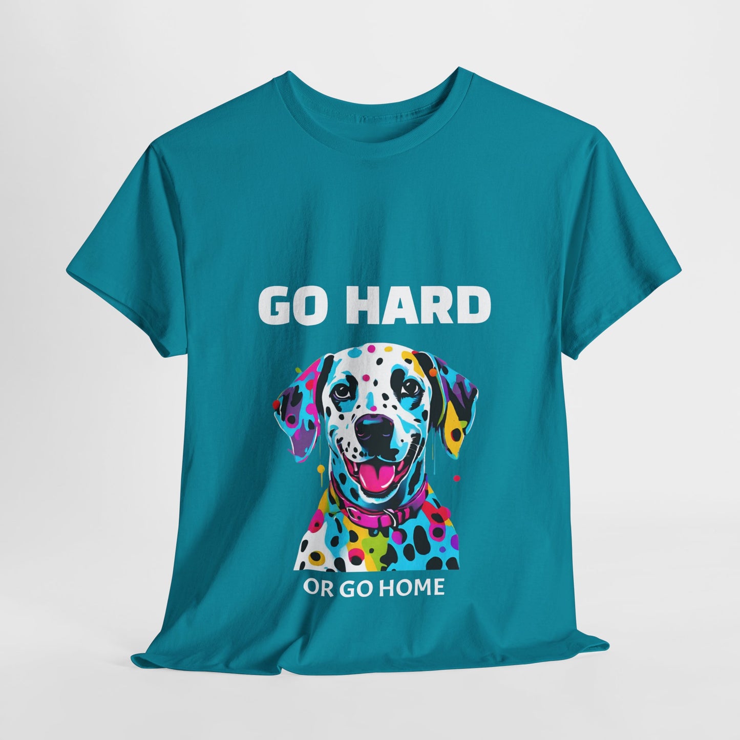 Dalmatian Dog Pop Art  - Go Hard Or Go Home Flashlander Gym Shirt