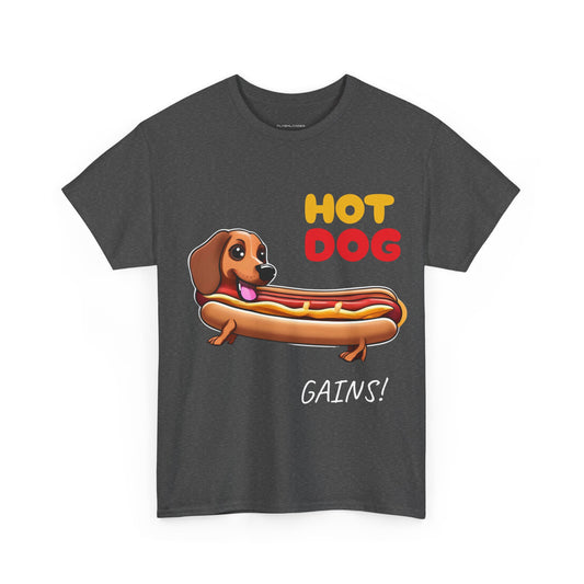 Hot Dog Gains Dachshund Dog - Flashlander Gym Shirt