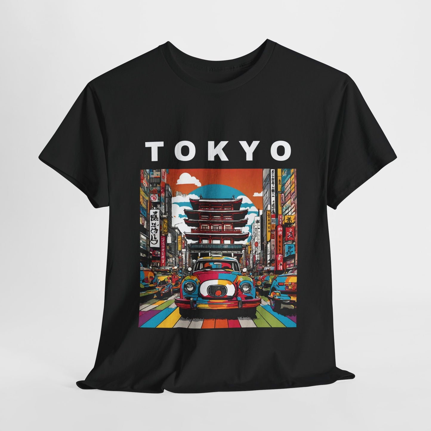 Tokyo Vintage Street Art Pop - Flashlander Gym Shirt