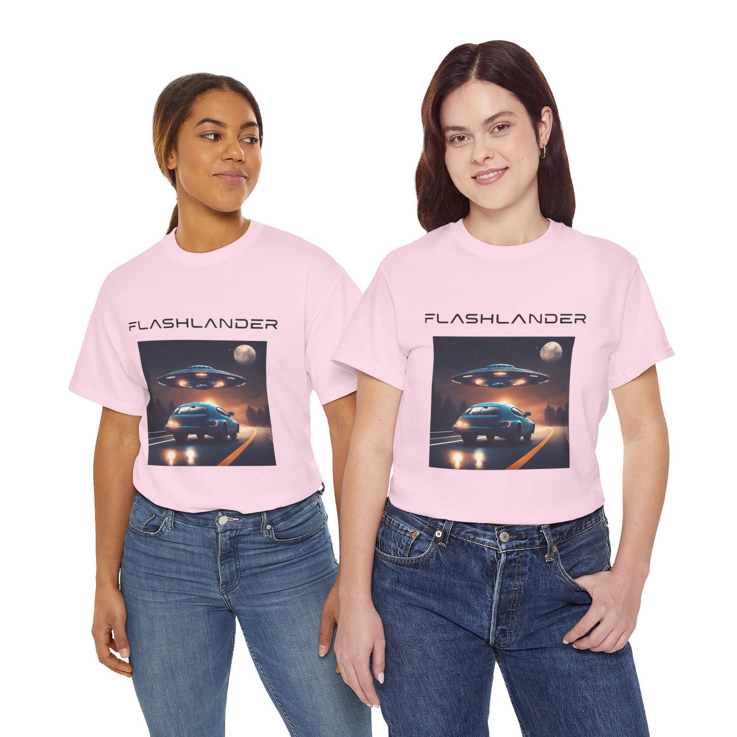 Retro UFO Alien Flashlander Gym Shirt