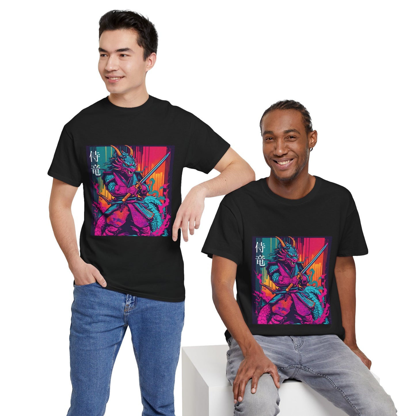 Dragon Samurai Pop Art - Flashlander Gym Shirt