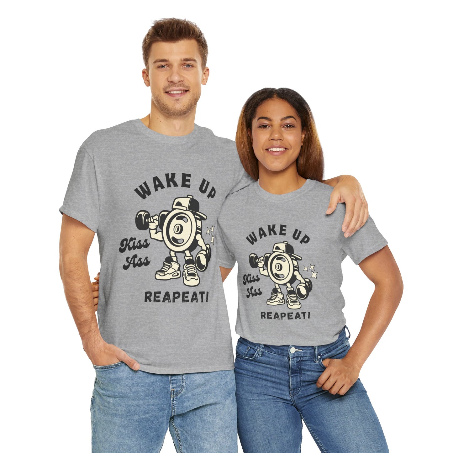 Wake Up Kiss Ass Reapeat - Flashlander Gym Shirt