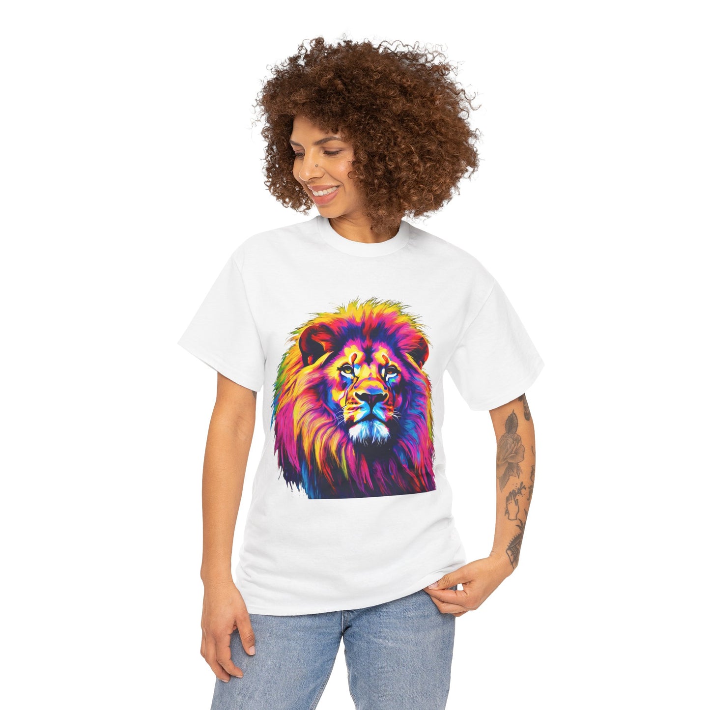 Lion Art Pop T-Shirt Flashlander