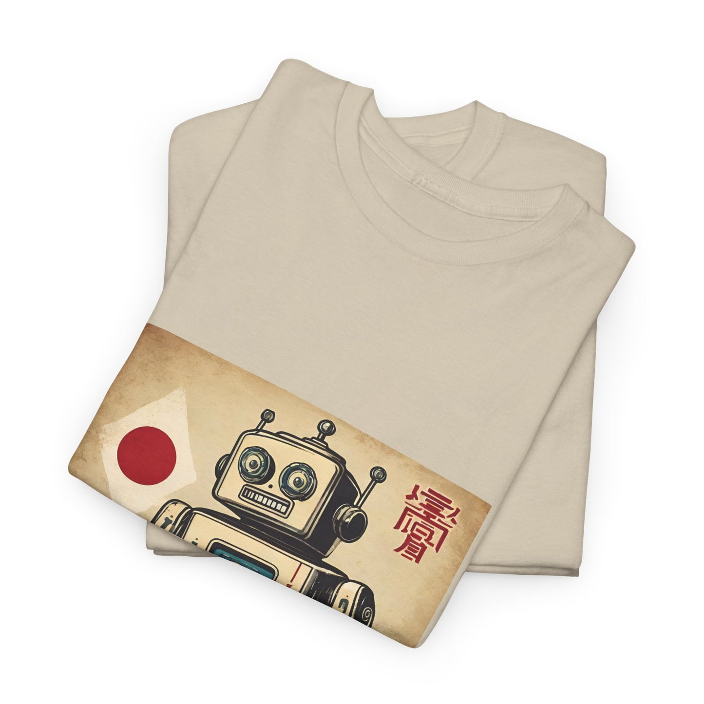 Camiseta deportiva con diseño de robot japonés vintage - Flashlander